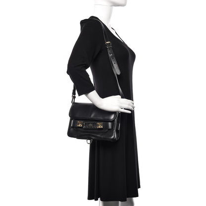 Proenza Schouler Pebbled Calfskin Mini PS11 Classic Shoulder Bag Black 2 of 13