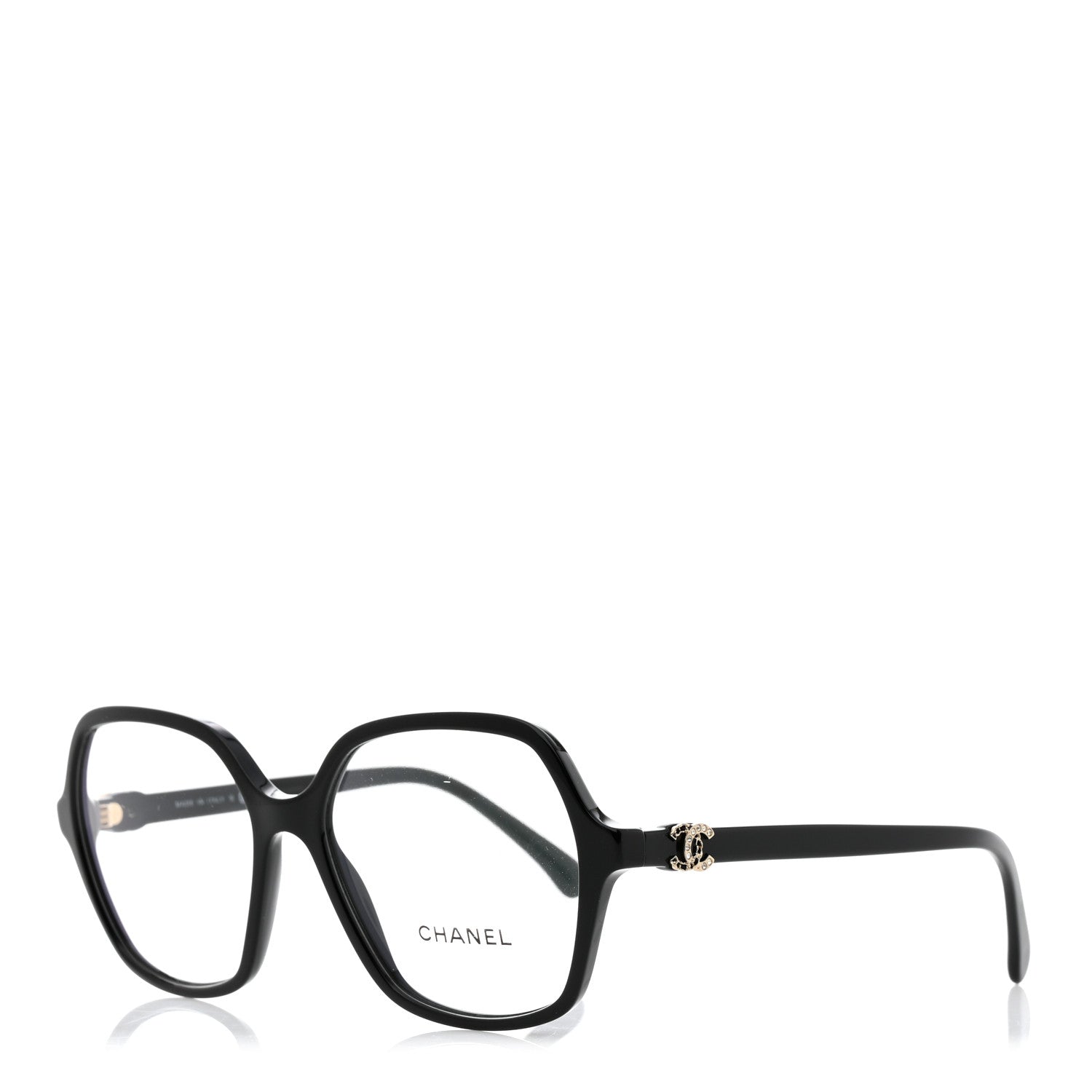 Chanel Acetate CC Eyeglasses 3421-B Black 1 of 7