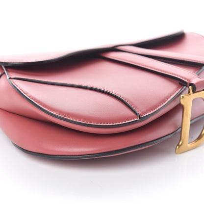 Christian Dior Calfskin Saddle Bag Pink 5 of 9