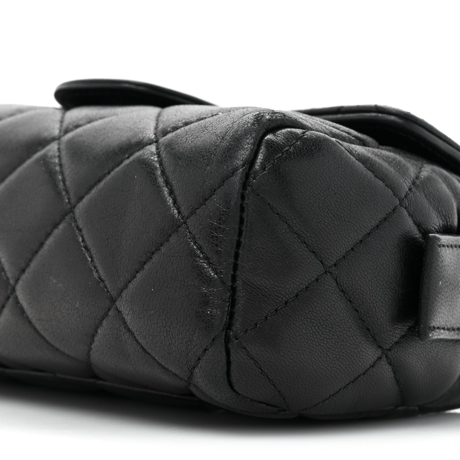 Chanel Lambskin Quilted Flap Cosmetic Case Black 8 of 17
