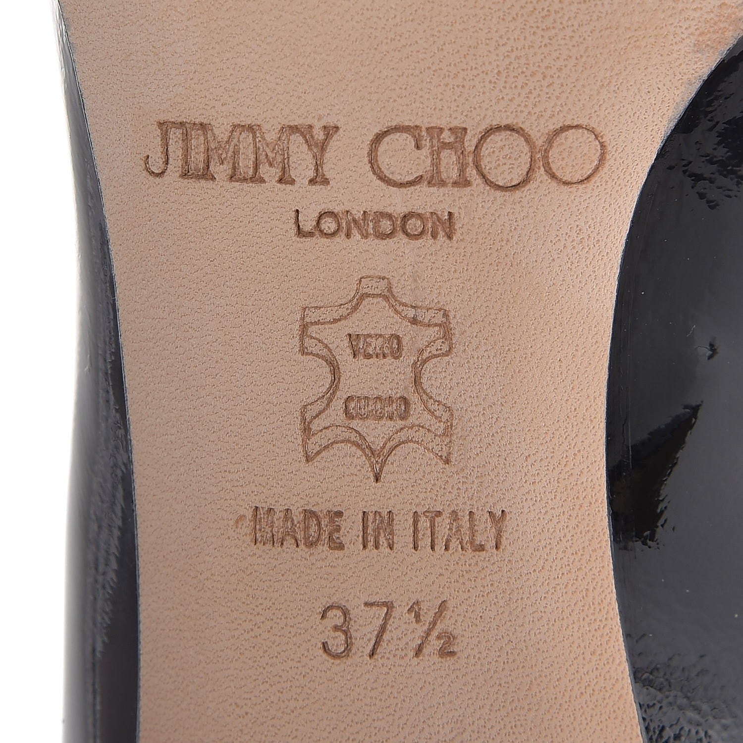 Jimmy Choo Patent Jacob Pumps 37.5 Black 8 of 11