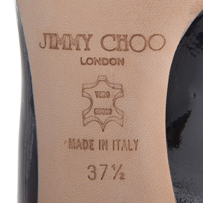 Jimmy Choo Patent Jacob Pumps 37.5 Black 8 of 11