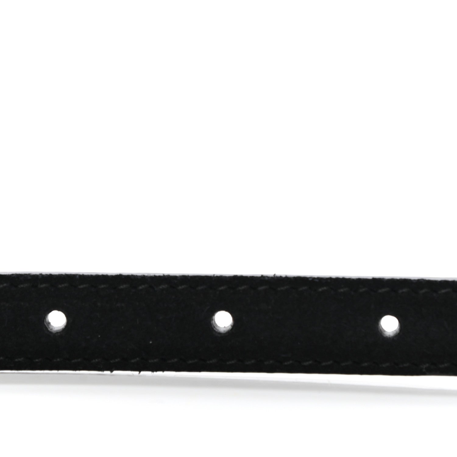 Gucci Suede Calfskin Torchon Double G 15mm Belt 85 34 Black 3 of 6