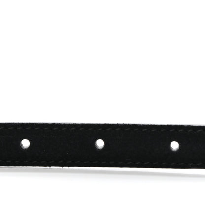 Gucci Suede Calfskin Torchon Double G 15mm Belt 85 34 Black 3 of 6