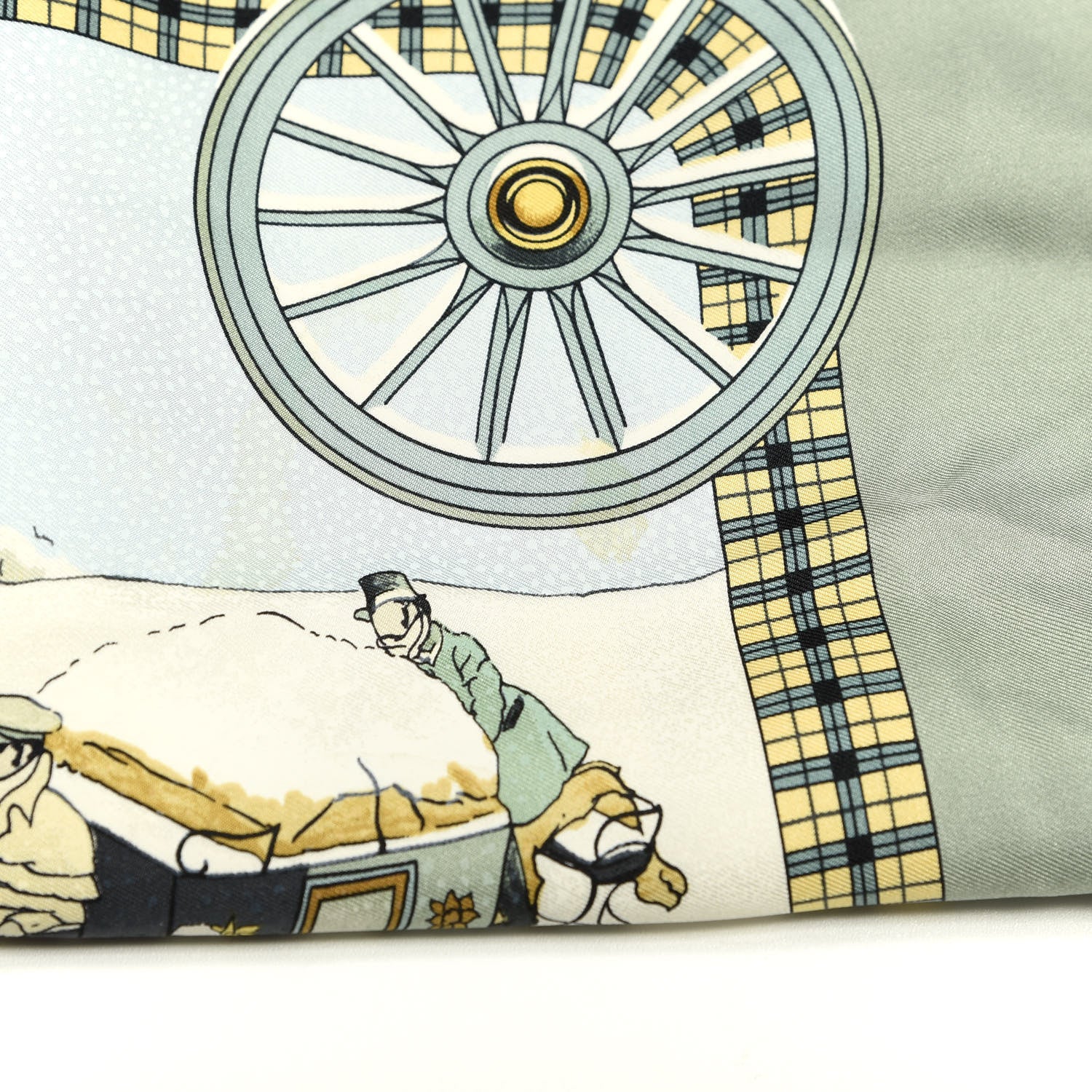 Hermes Silk L'hiver En Poste Scarf 90 6 of 6