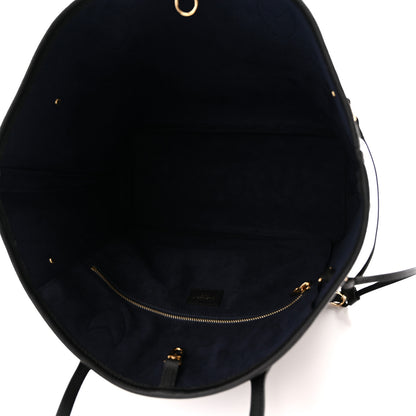 Louis Vuitton Empreinte Monogram Giant Neverfull MM Black 6 of 10