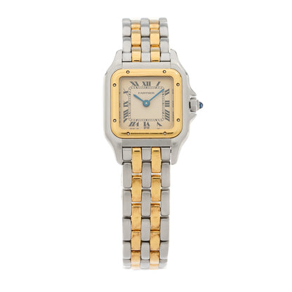 Cartier Stainless Steel 18K Yellow Gold 22mm Panthere Quartz Watch 1 of 4
