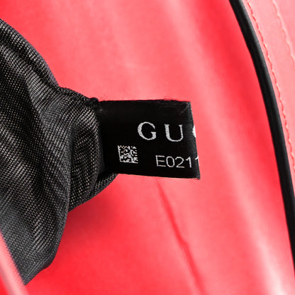 Gucci Calfskin Snakeskin Medium Lilith Top Handle Bag Red 8 of 11