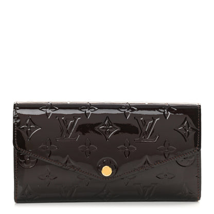 Louis Vuitton Vernis Sarah Wallet NM Amarante 1 of 10