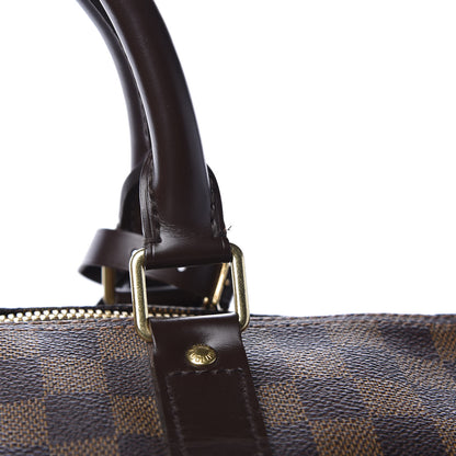 Louis Vuitton Damier Ebene Keepall Bandouliere 55 11 of 12