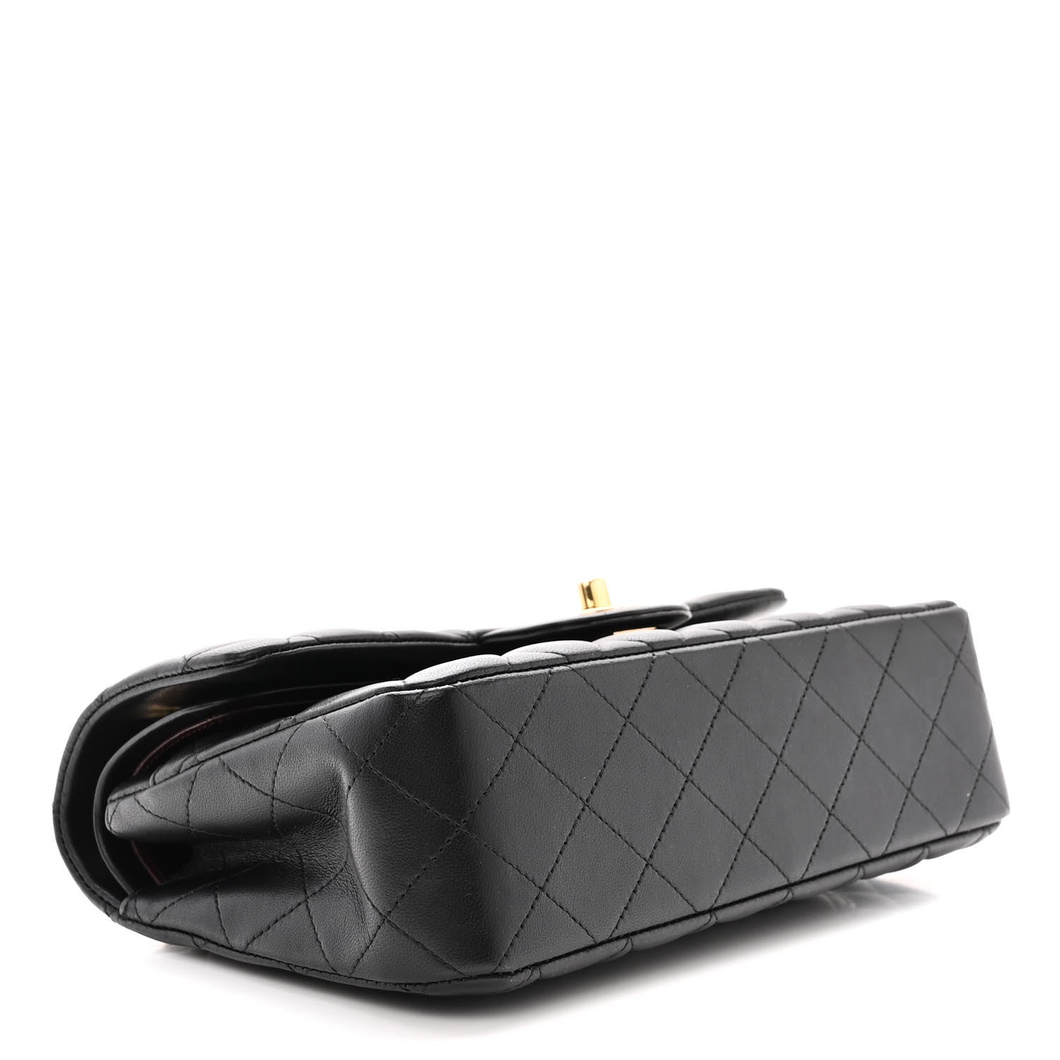 Chanel Lambskin Quilted Small Double Flap Black 4 of 12