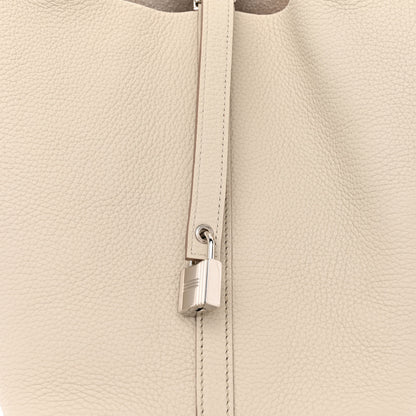 Hermes Taurillon Clemence Picotin Lock 22 MM Beton 8 of 11