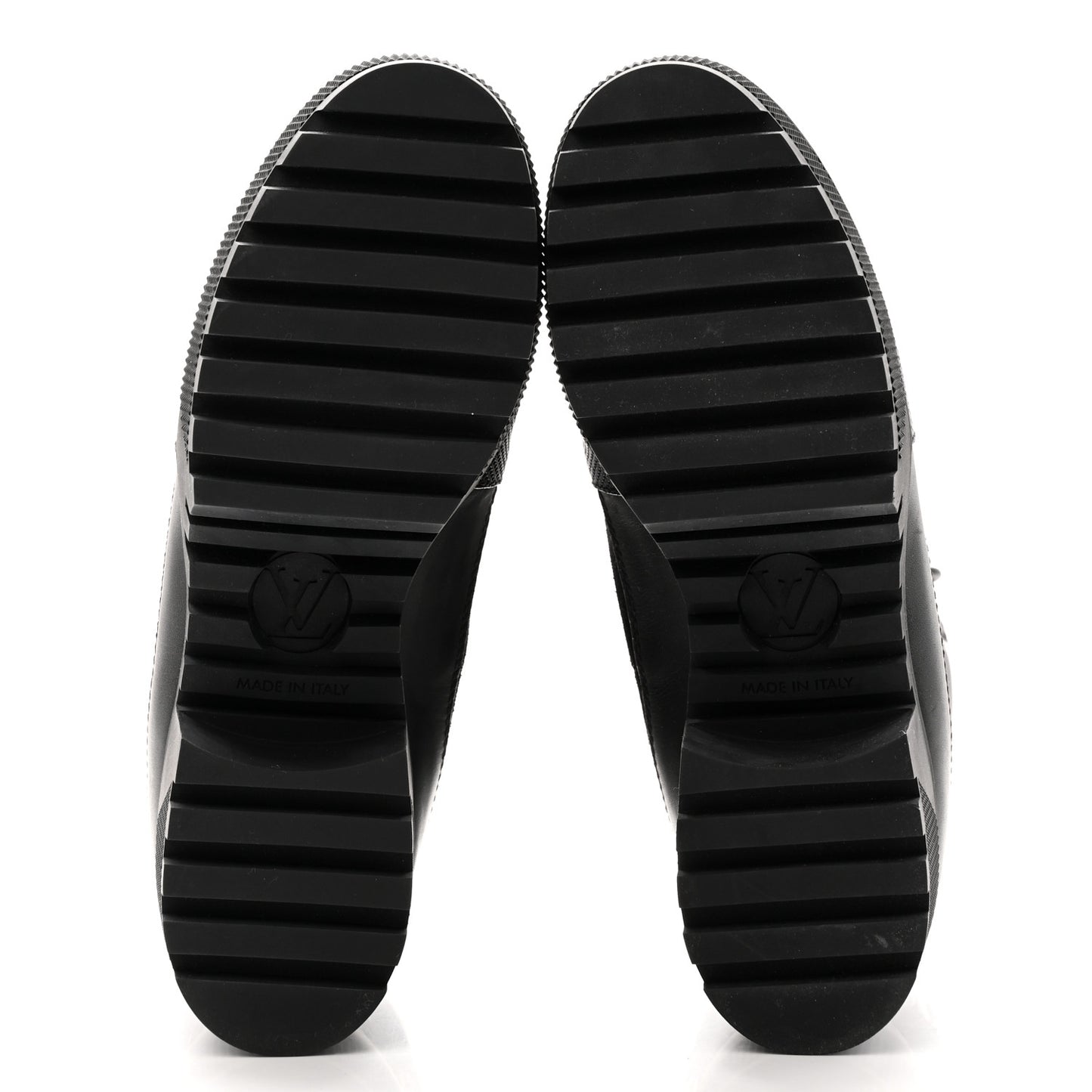 Suede Calfskin Jacquard Since 1854 Laureate Platform Desert Boots 37.5 Black