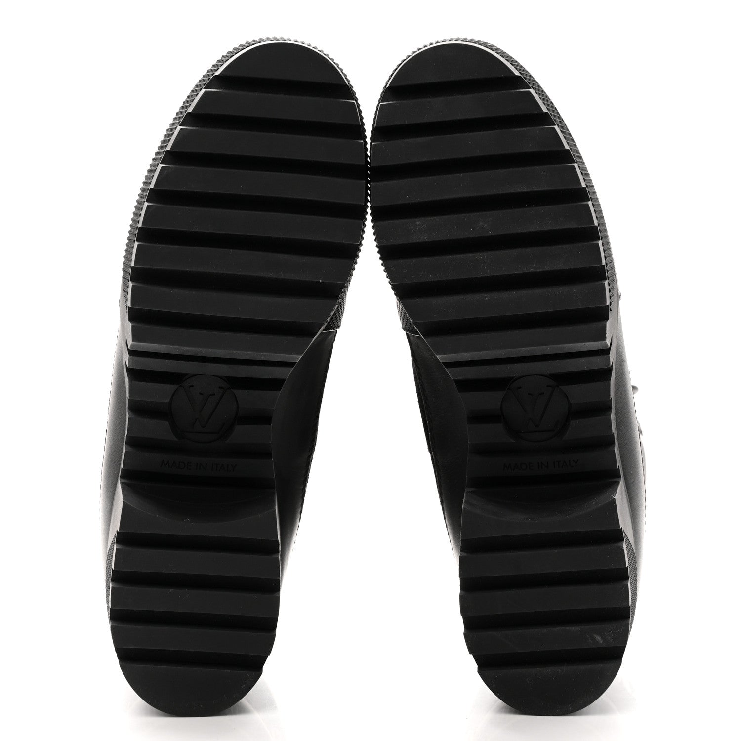 Louis Vuitton Suede Calfskin Jacquard Since 1854 Laureate Platform Desert Boots 37.5 Black 5 of 11