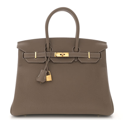 Hermes Togo Birkin 35 Etoupe 1 of 11