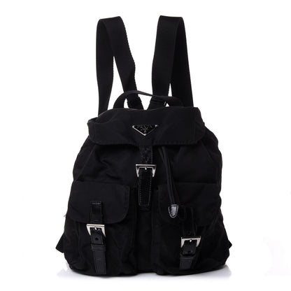 Prada Tessuto Nylon Vela Small Backpack Black 1 of 5