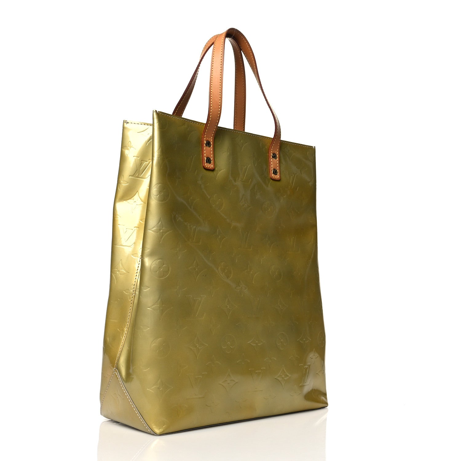 Louis Vuitton Vernis Reade MM Gris 2 of 8