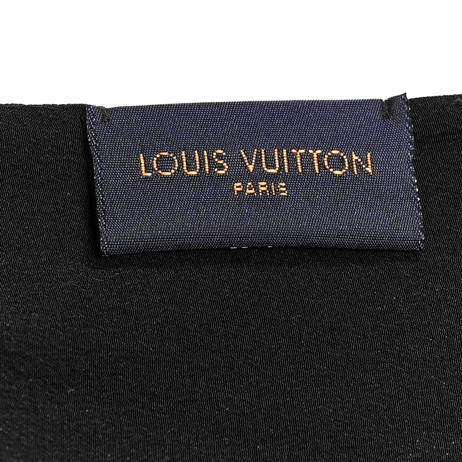 Louis Vuitton Silk Monogram So Glitter Stole Black 3 of 3