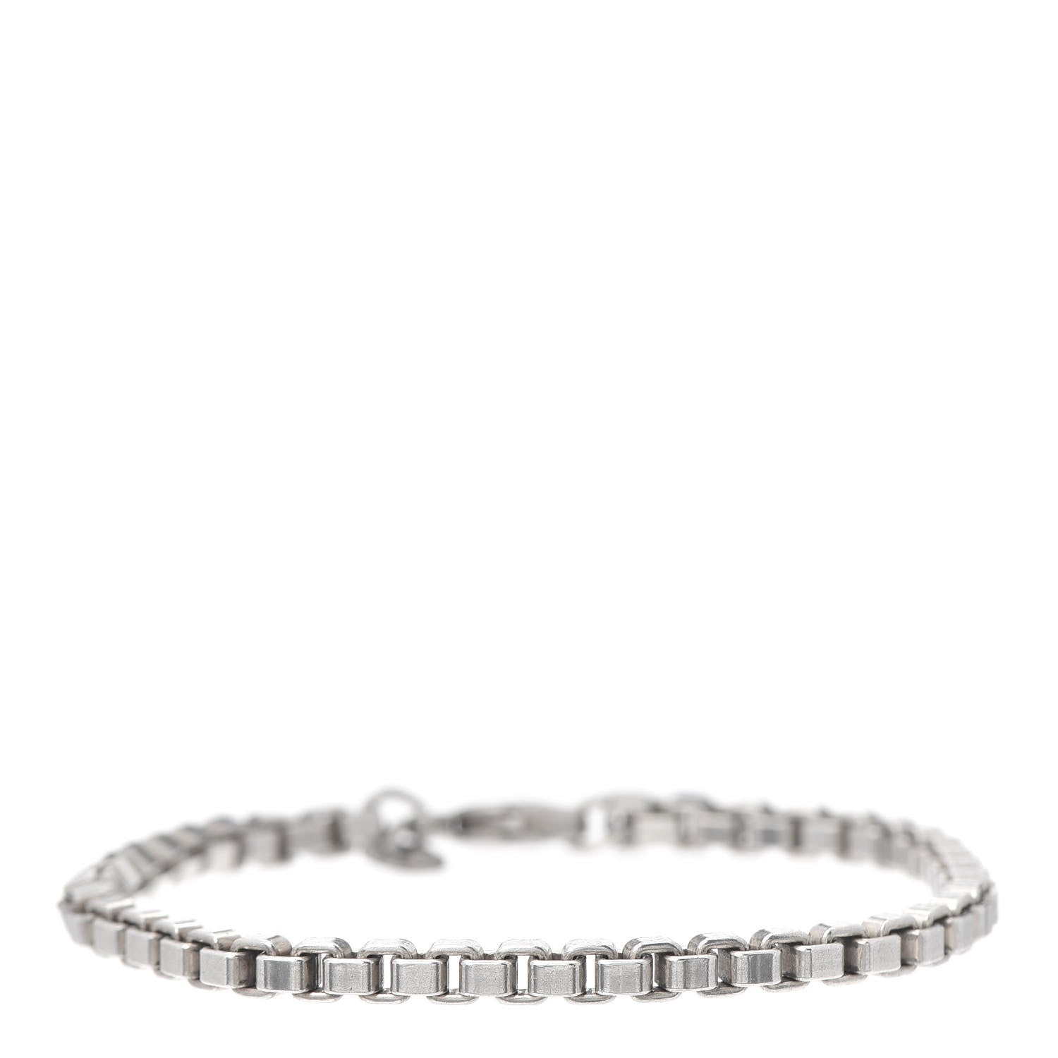 Tiffany Sterling Silver 4mm Venetian Link Bracelet 1 of 5