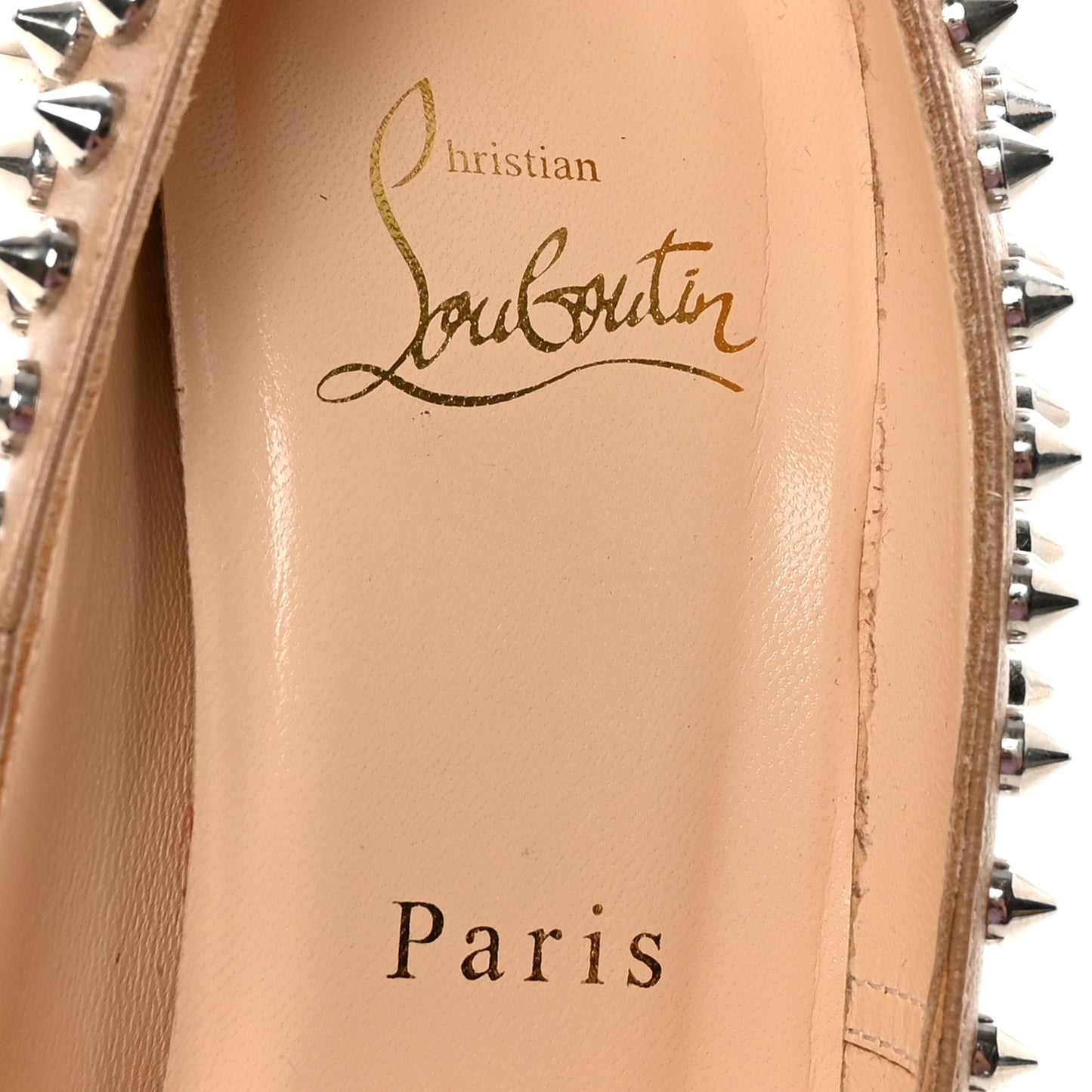 Nappa Bianca Spikes 140 Pumps 37.5 Corde Silver