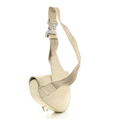 Christian Dior Crocodile Mens Saddle Bag 3 of 12