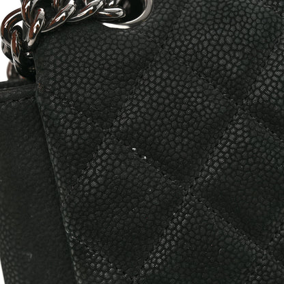 Chanel Iridescent Caviar Quilted Medium Lady Pearly Flap Black 11 of 12