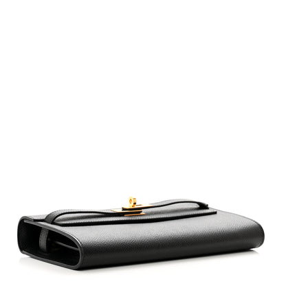 Hermes Epsom Kelly Wallet To Go Black 4 of 8