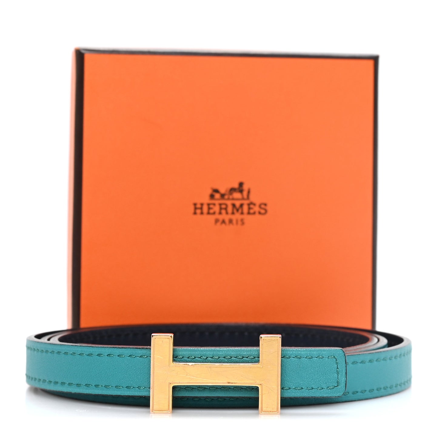 Swift Epsom 13mm Focus Belt 90 Malachite Bleu Saphir