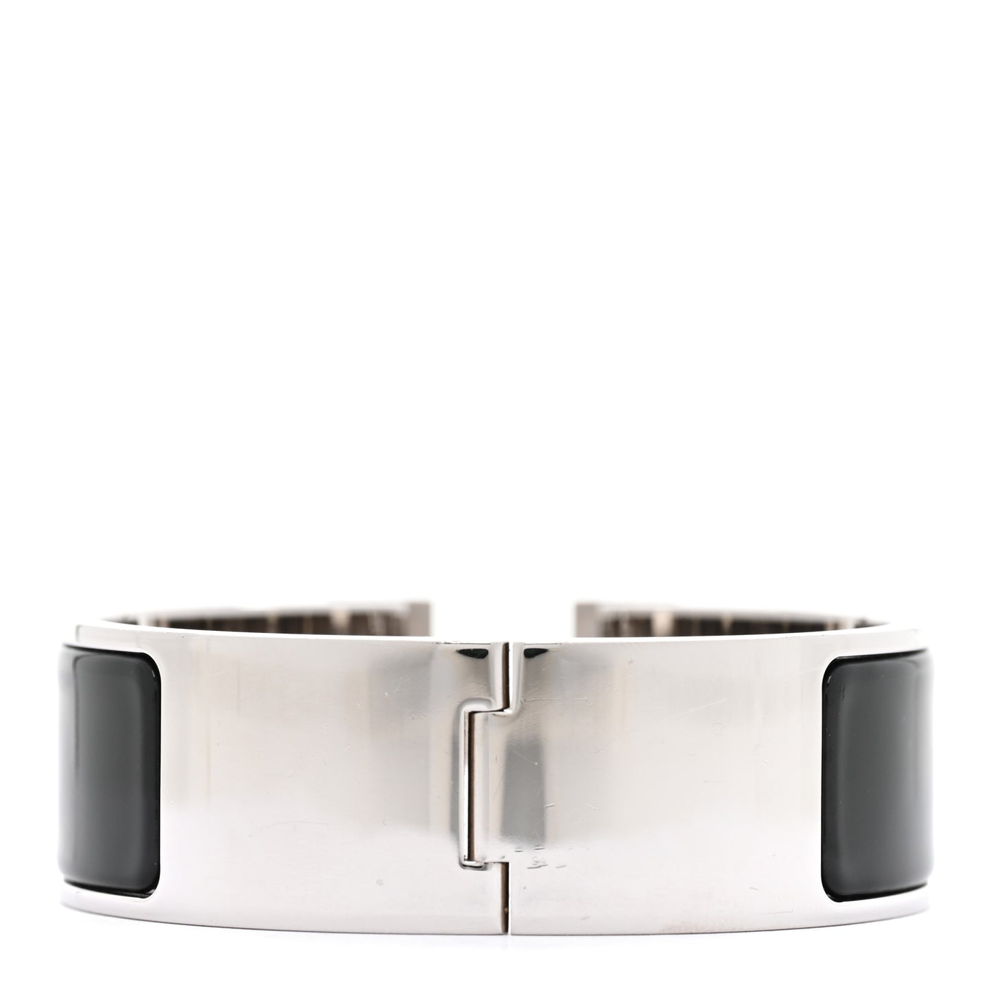 Enamel Wide Clic Clac H Bracelet PM Black
