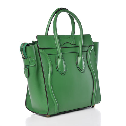 Celine Palmelato Calfskin Micro Luggage Grass 3 of 16