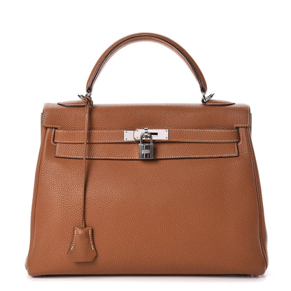 Hermes Togo Kelly Retourne 32 Gold 1 of 46