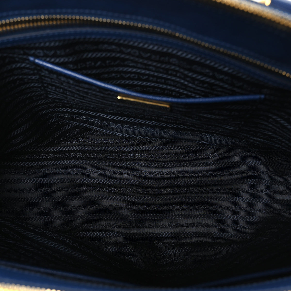 Prada Saffiano Large Galleria Double Zip Tote Bluette 5 of 12