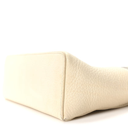 Loro Piana Grained Calfskin L19 Extra Pocket Pouch Whisper White 9 of 10