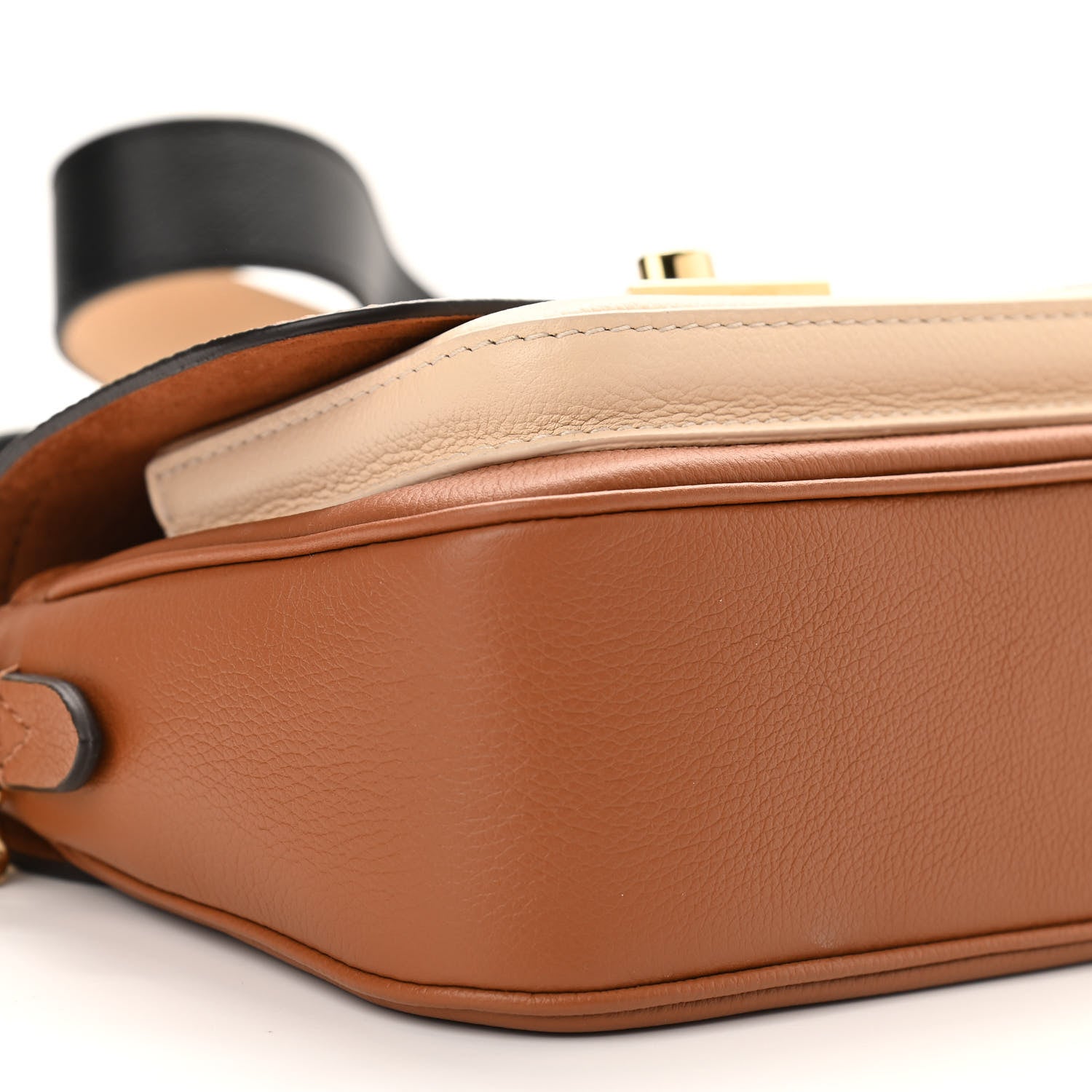 Louis Vuitton Grained Calfskin Lockme Tender Chataigne Brown 8 of 9