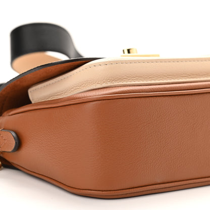 Louis Vuitton Grained Calfskin Lockme Tender Chataigne Brown 8 of 9