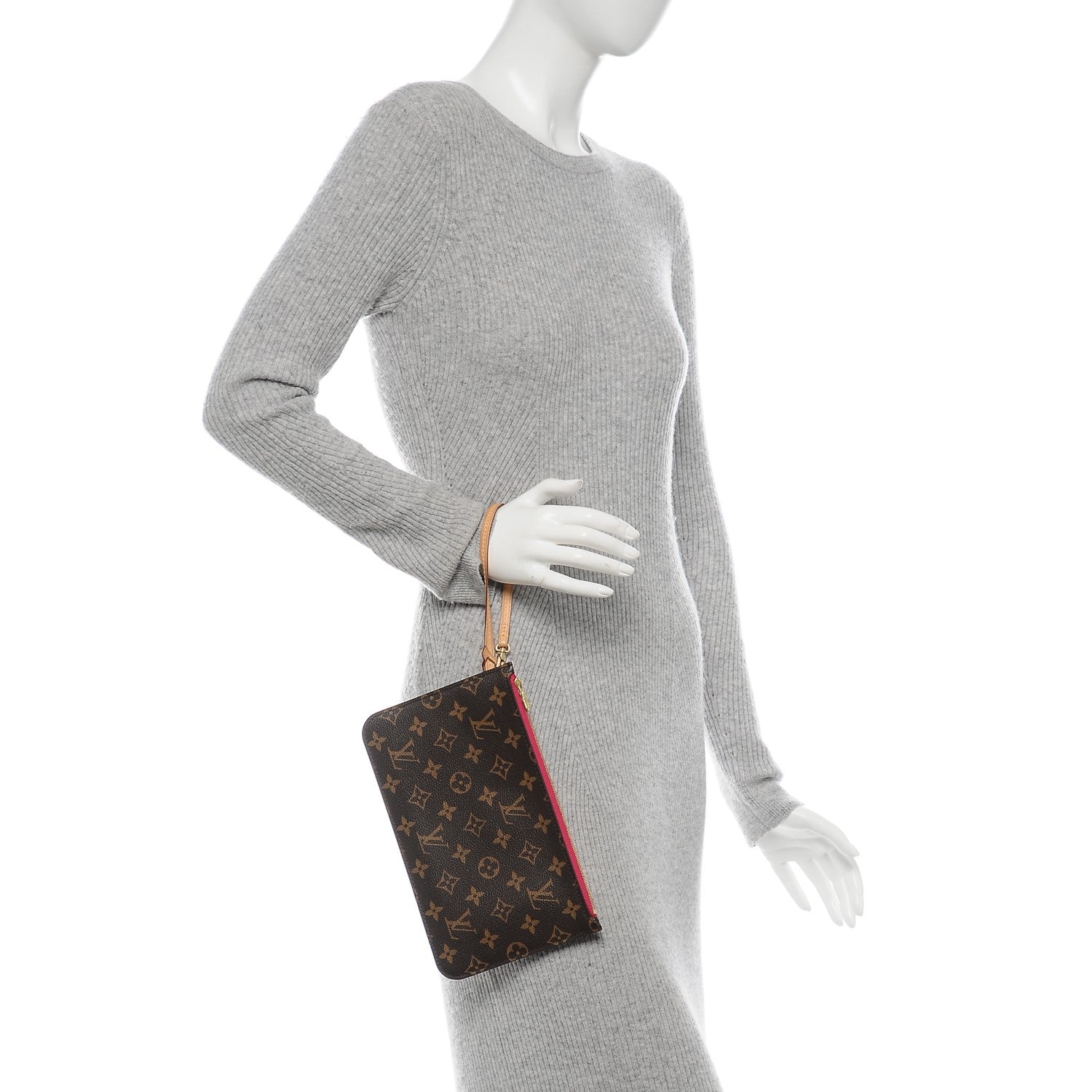 Louis Vuitton Monogram Neverfull MM GM Pochette Pivoine 2 of 7