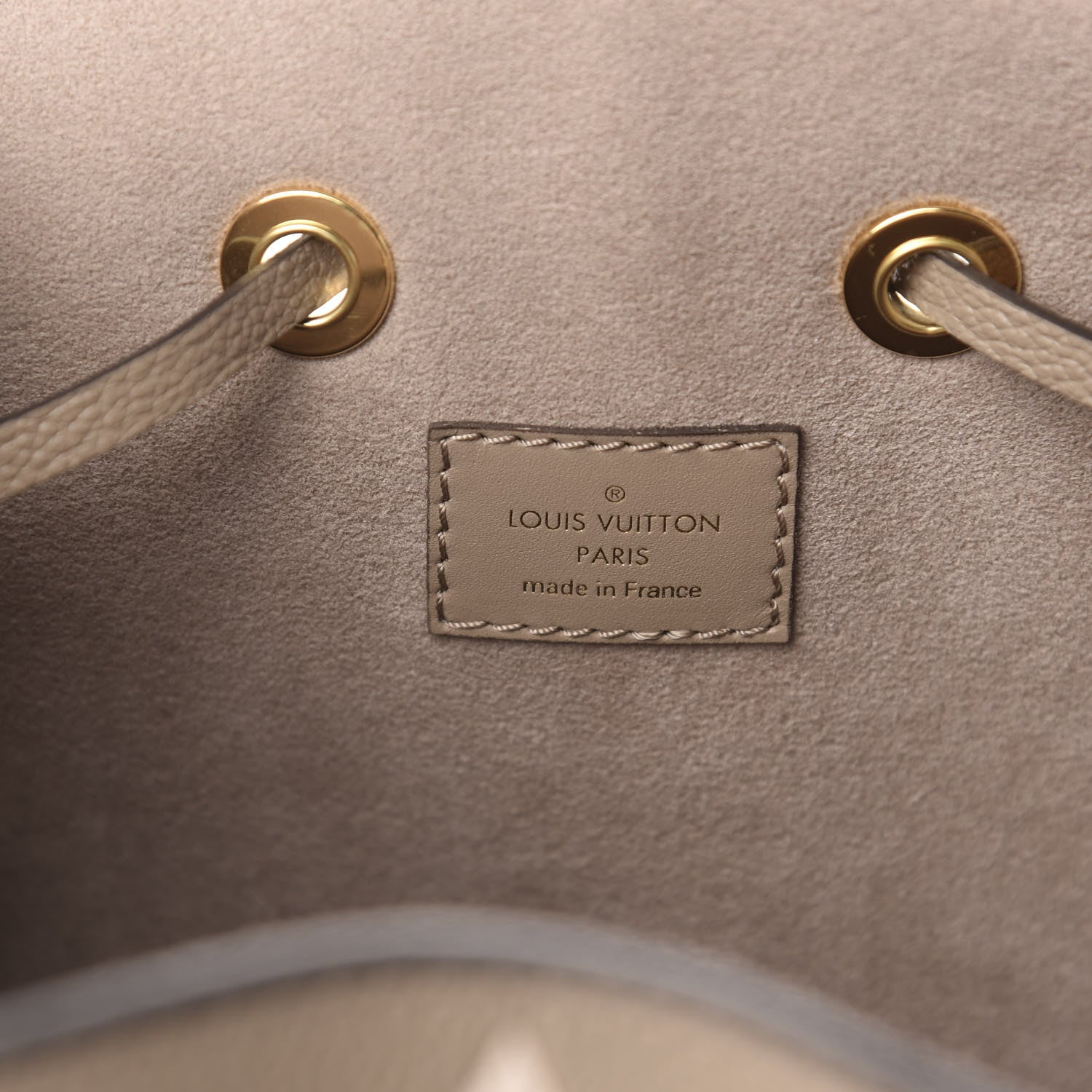 Louis Vuitton Empreinte Monogram Giant Neonoe MM Tourterelle Creme 9 of 11