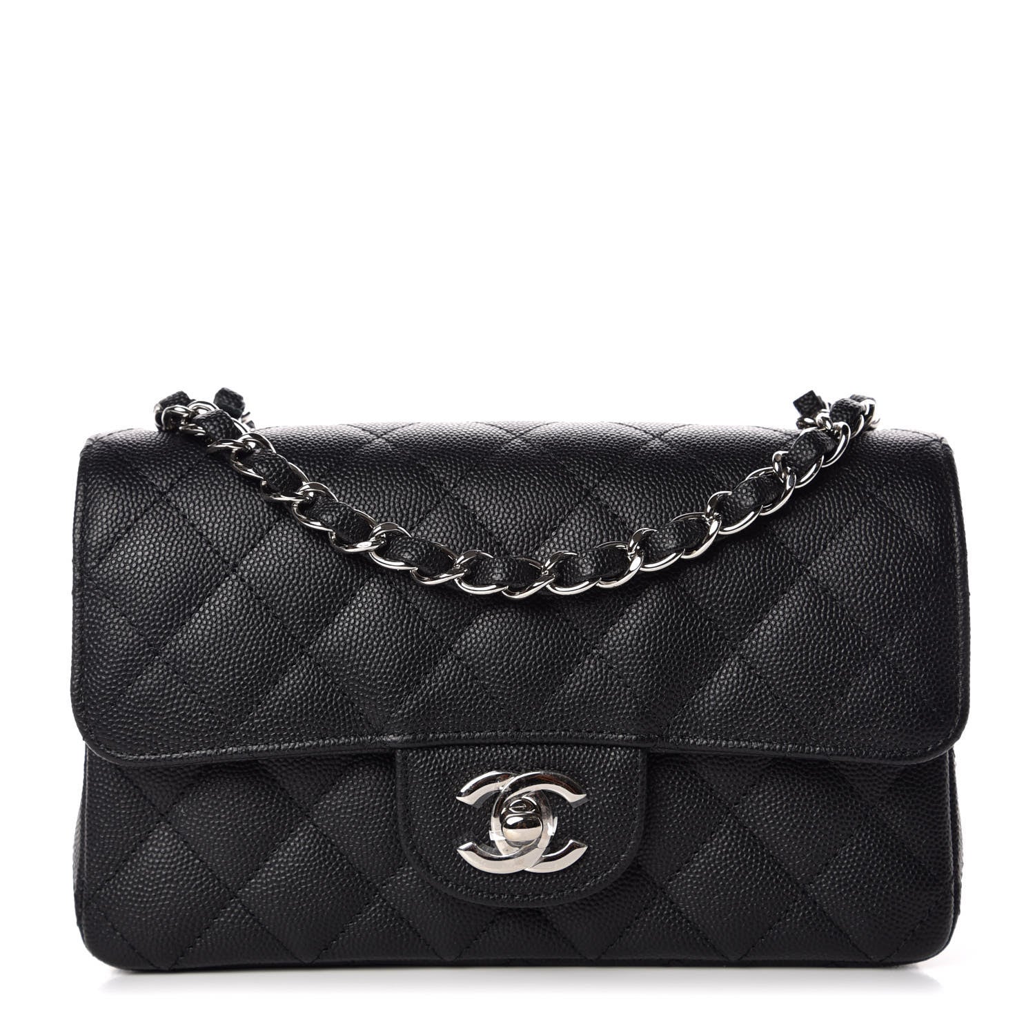 Chanel Caviar Quilted Mini Rectangular Flap Black 1 of 10