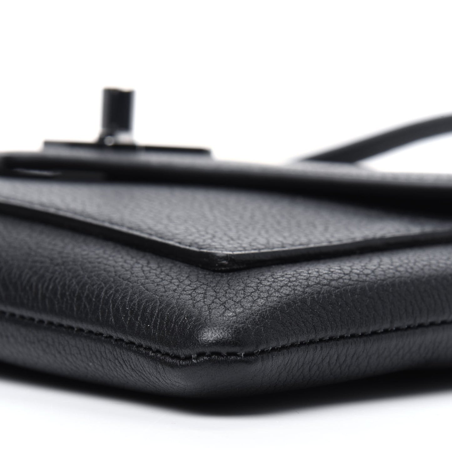 Soft Calfskin My Lockme Pochette Black