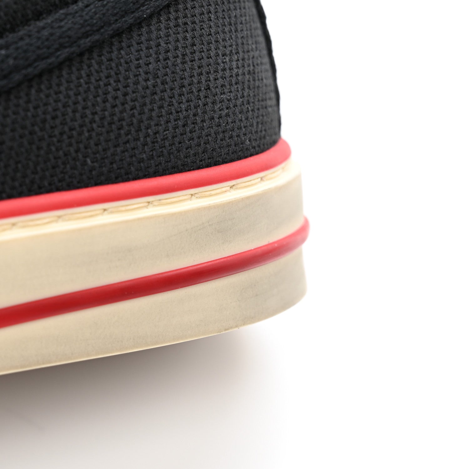 Gucci Canvas Web Womens 1977 Tennis Sneakers 37.5 Black 9 of 11