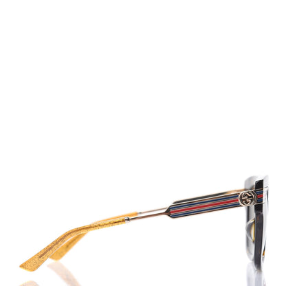 Gucci Acetate Square Frame Web GG0281SA Sunglasses Havana 3 of 8