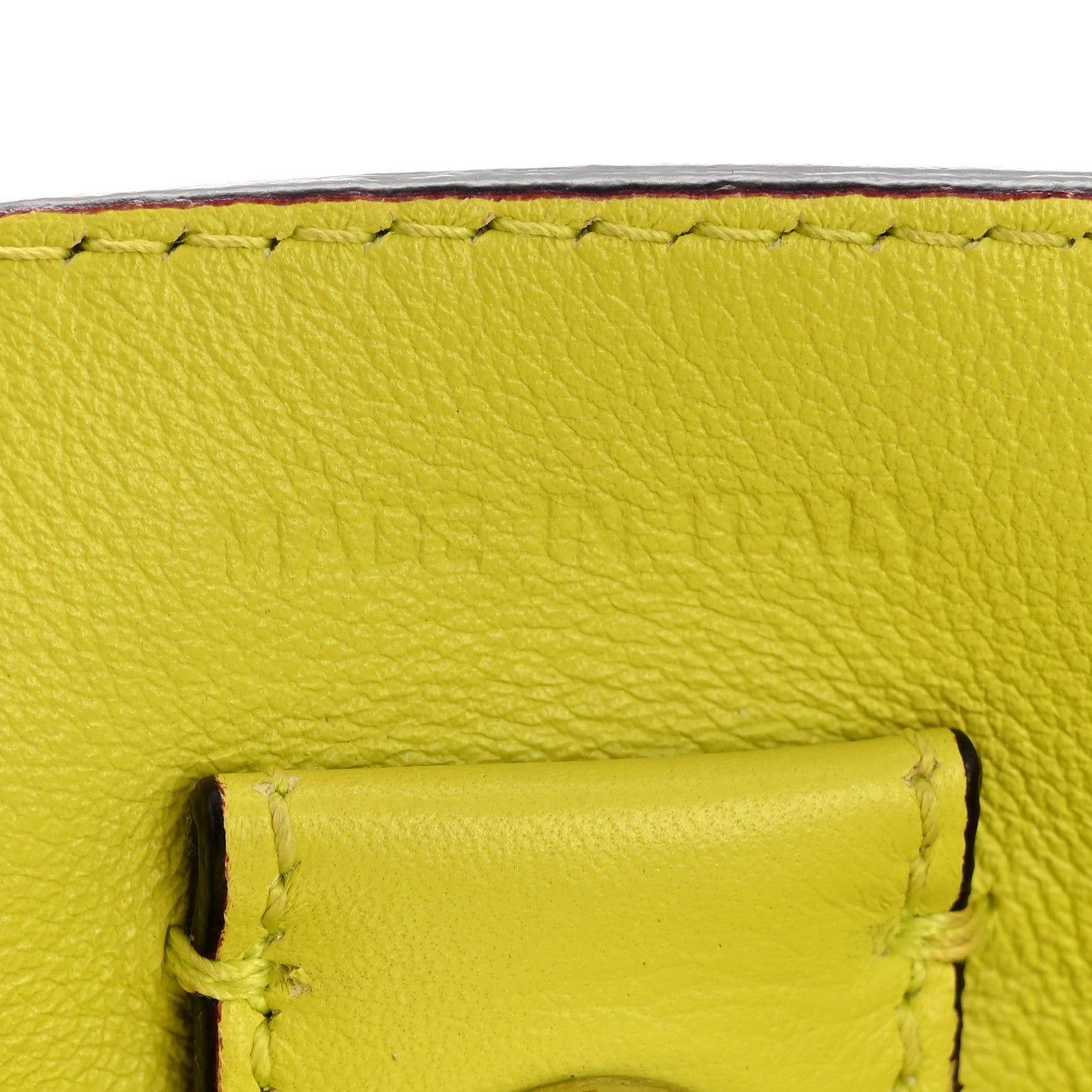 Christian Dior Smooth Calfskin Mini Diorissimo Tote Lavender Jaune Fluo 7 of 17