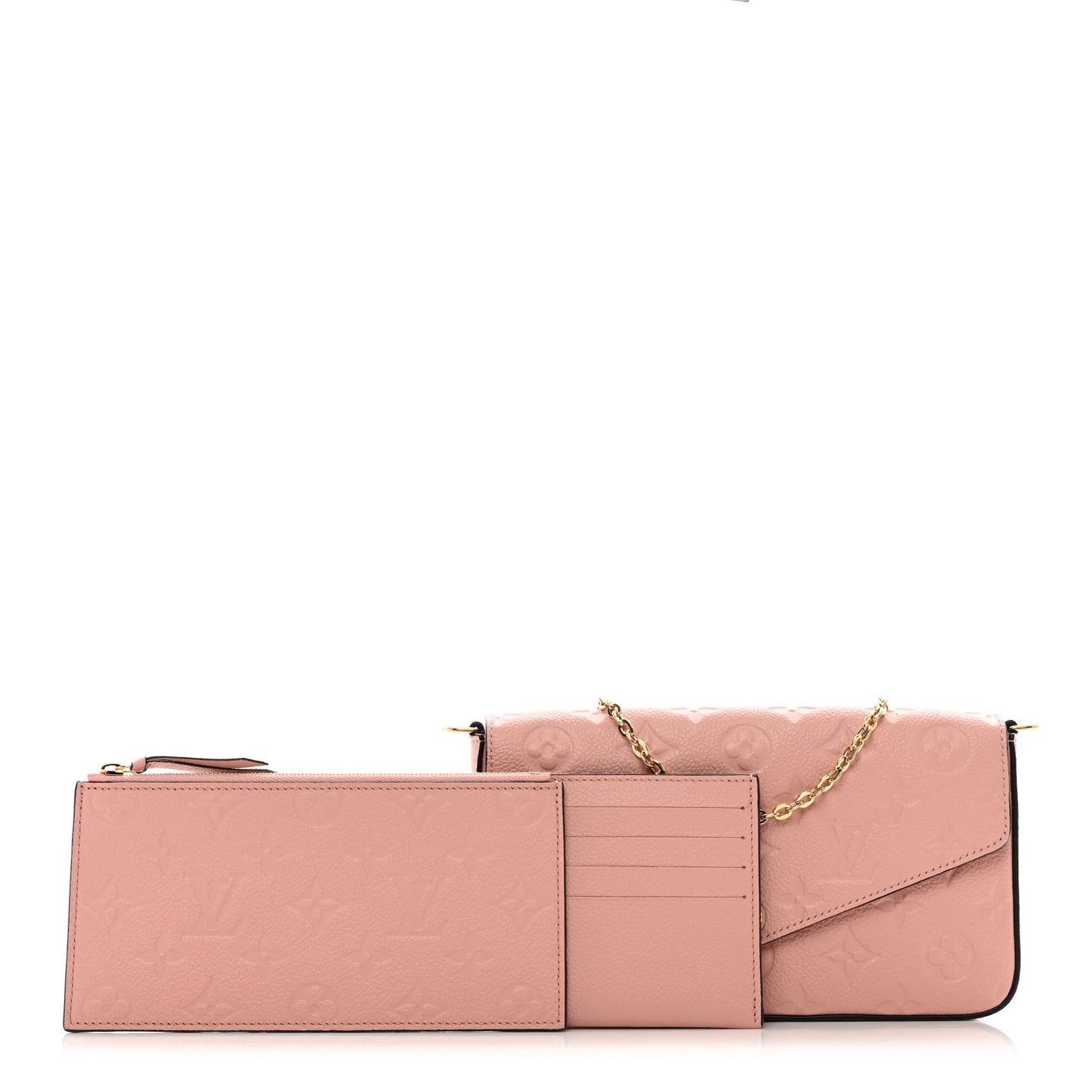Empreinte Pochette Felicie Chain Wallet Rose Poudre