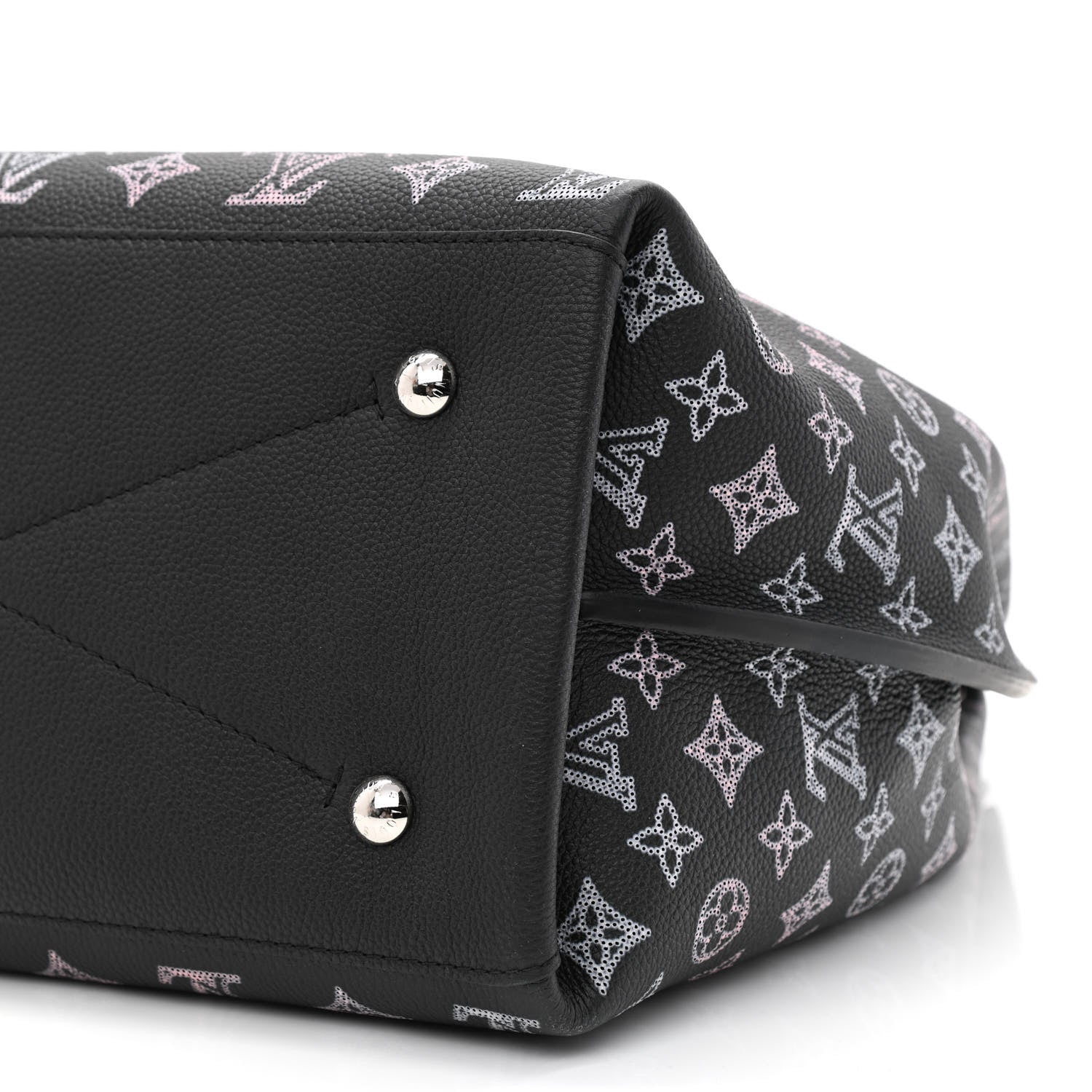 Louis Vuitton Mahina Carmel Hobo PM Black 9 of 9