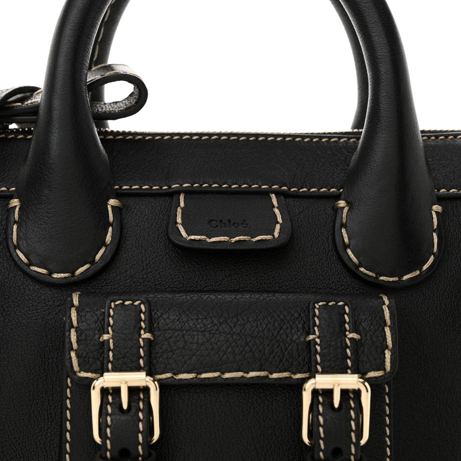 Chloe Buffalo Mini Edith Sepia Black 8 of 10