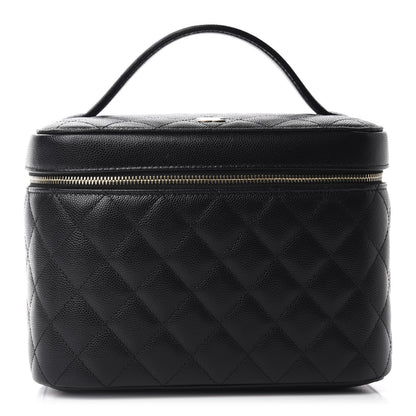 Chanel Caviar Quilted Large Vanity Pouch Black 1 of 8