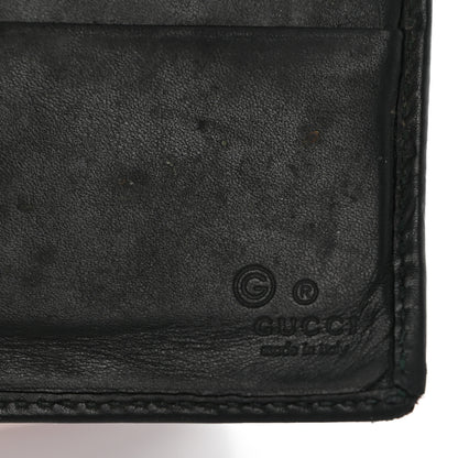 Gucci Guccissima Bi-Fold Wallet Black 5 of 14