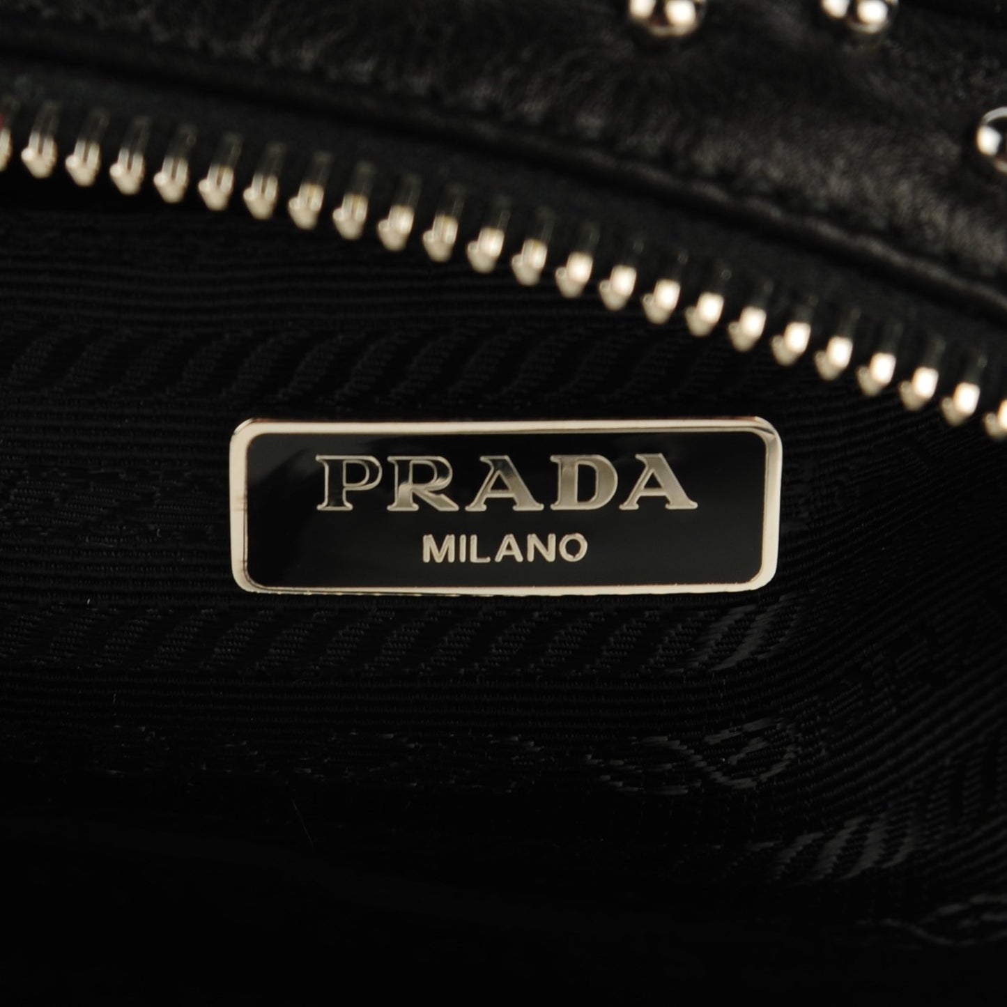 Calfskin Studded Crossbody Bag Nero Black