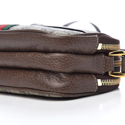 Gucci GG Supreme Monogram Web Mini Ophidia GG Bag Brown 9 of 10
