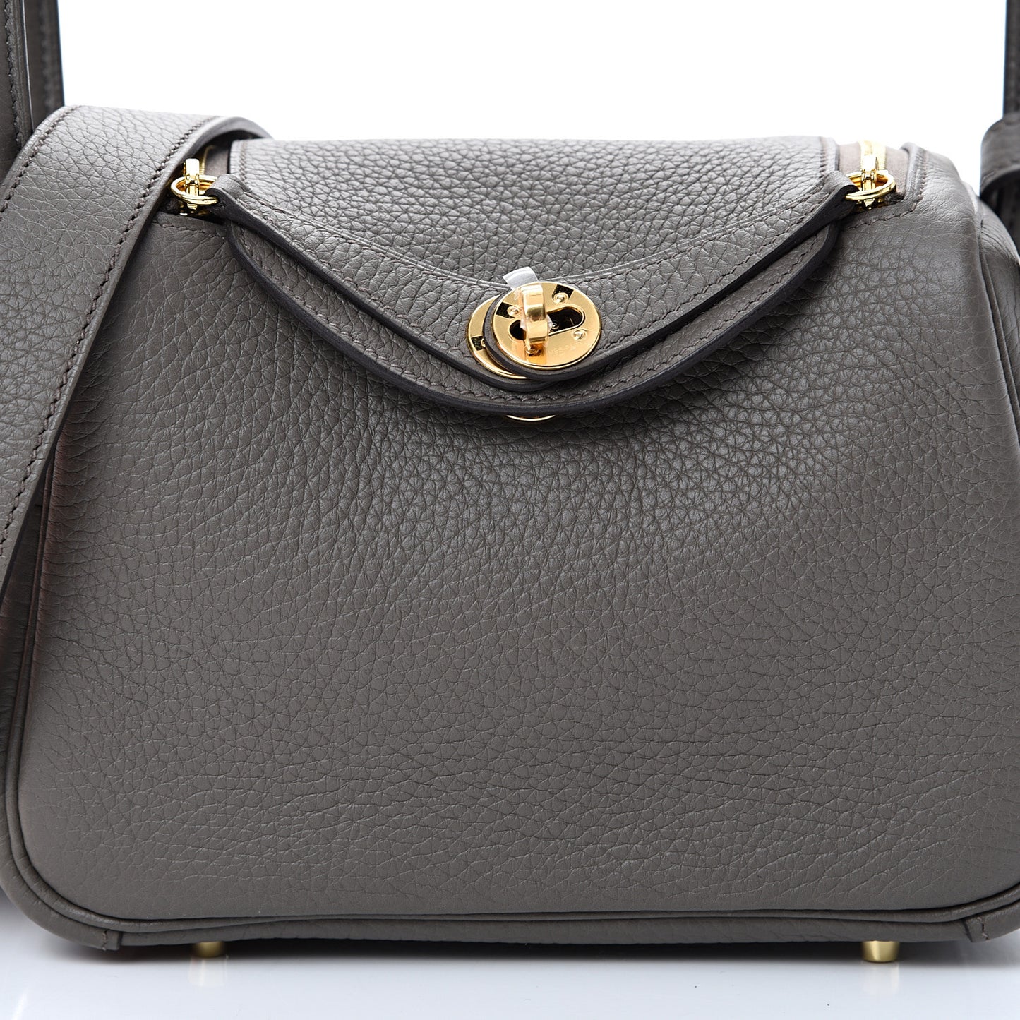 Taurillon Clemence Mini Lindy 20 Etain